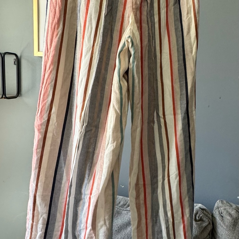 Express Striped Wide-Leg Pants - Picture 4 of 9